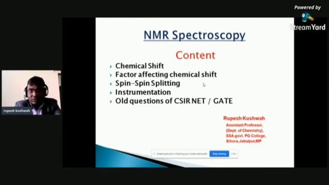 NMR Spectroscopy/ Full Topic