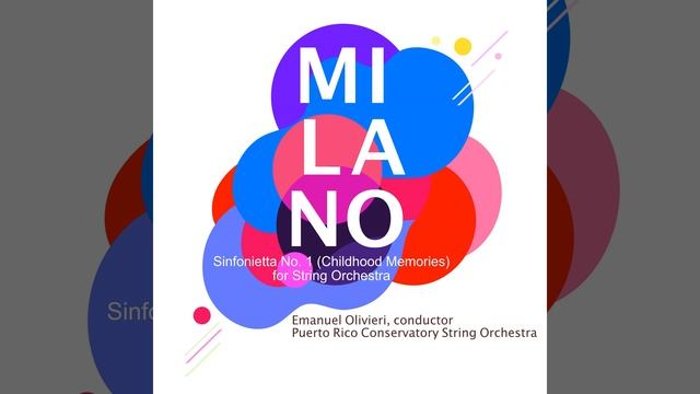 Roberto Milano: Sinfonietta No. 1, Tempo Di Tarantella