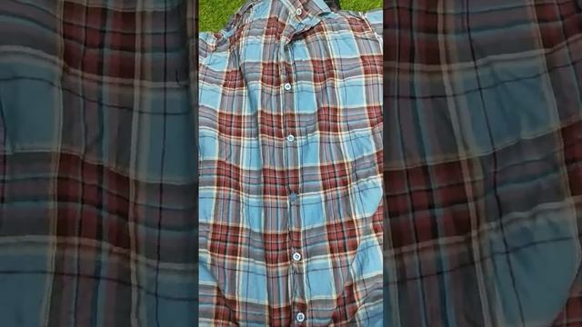 Indigo Check Shirts Size M L XL