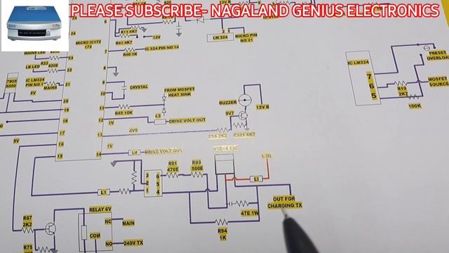 LUMINOUS LB875 INVERTER IS NO CHARGING PROBLEM SOLUTION WITH DIAGRAM #viralvideo #inv #luminous