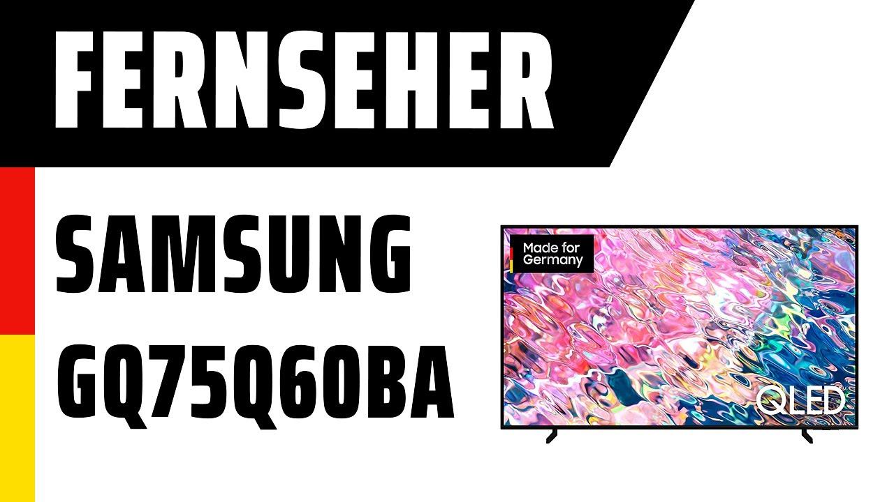 Fernseher Samsung GQ75Q60BAUXZG (Q60B) | Test | Deutsch