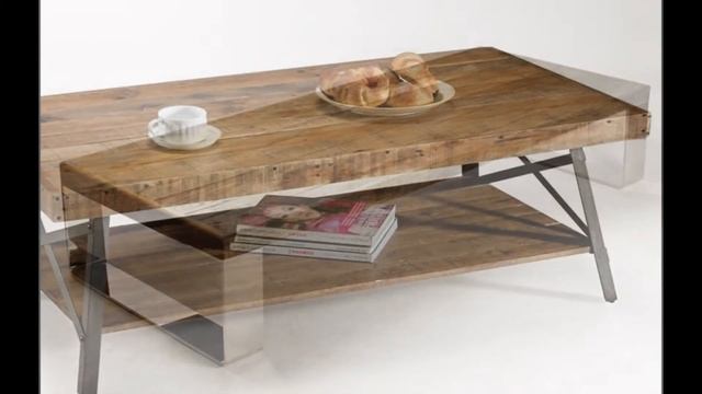 Wood And Metal Coffee Table~How To Make A Wood And Metal Coffee Table