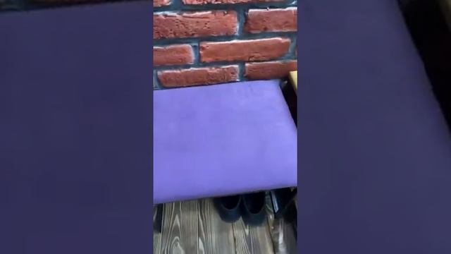 Банкетка V2 искусственный велюр фиолетового цвета краткий обзор