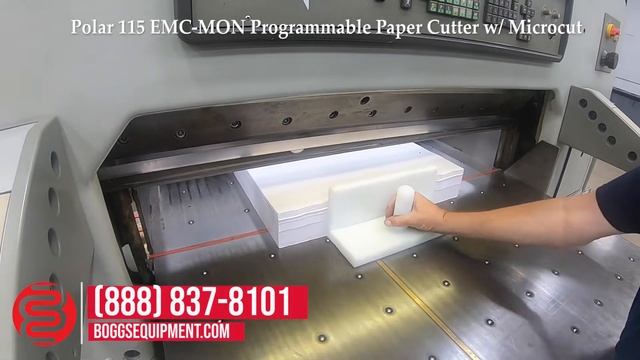 Polar 115 EMC-MON Programmable Paper Cutter w Microcut