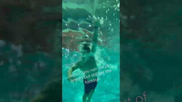 Underwater Swimming Footage Sounds Relaxing 😌