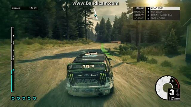 Dirt3-корова на льду