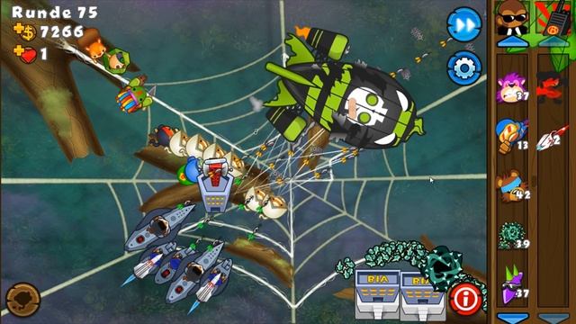 [Mastery-Unplatzbar - Ninjaaffe] Web #526 2/2 || Let's Play Bloons Tower Defense 5 | Deutsch