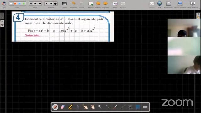 POLINOMIOS - ÁLGEBRA(4TO. SECUNDARIA)