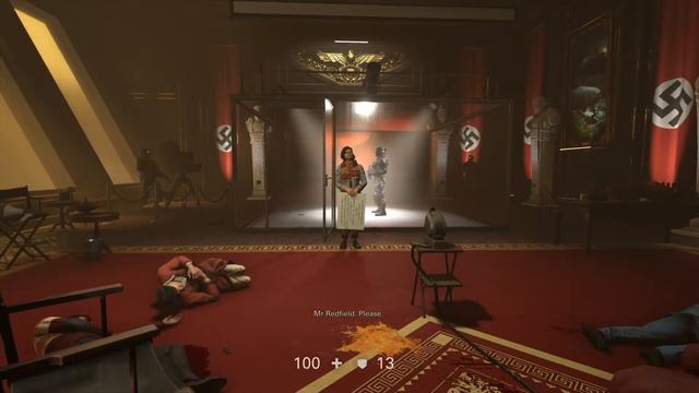 Wolfenstein II: The New Colossus - Kicking Hitler