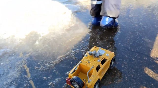 По льду на КЕТКАРе, прогулки с детьми в солнечную погоду!
