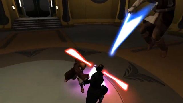 Star Wars Jedi Academy - Darth Maul - Gameplay Challlenge Duel