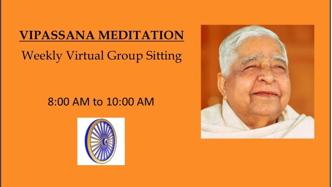 Weekly Vipassana Virtual Group Sitting -  From UAE