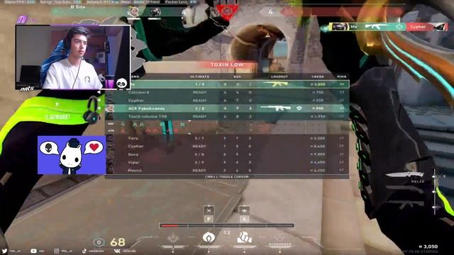 MVP LIQUID NATS PRO VIPER VALORANT RANKED GAMEPLAY [Full Match VOD]