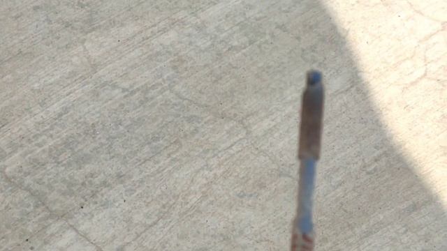 Precihole VX 100 Spartan Air Rifle- Shooting A Welding Rod.