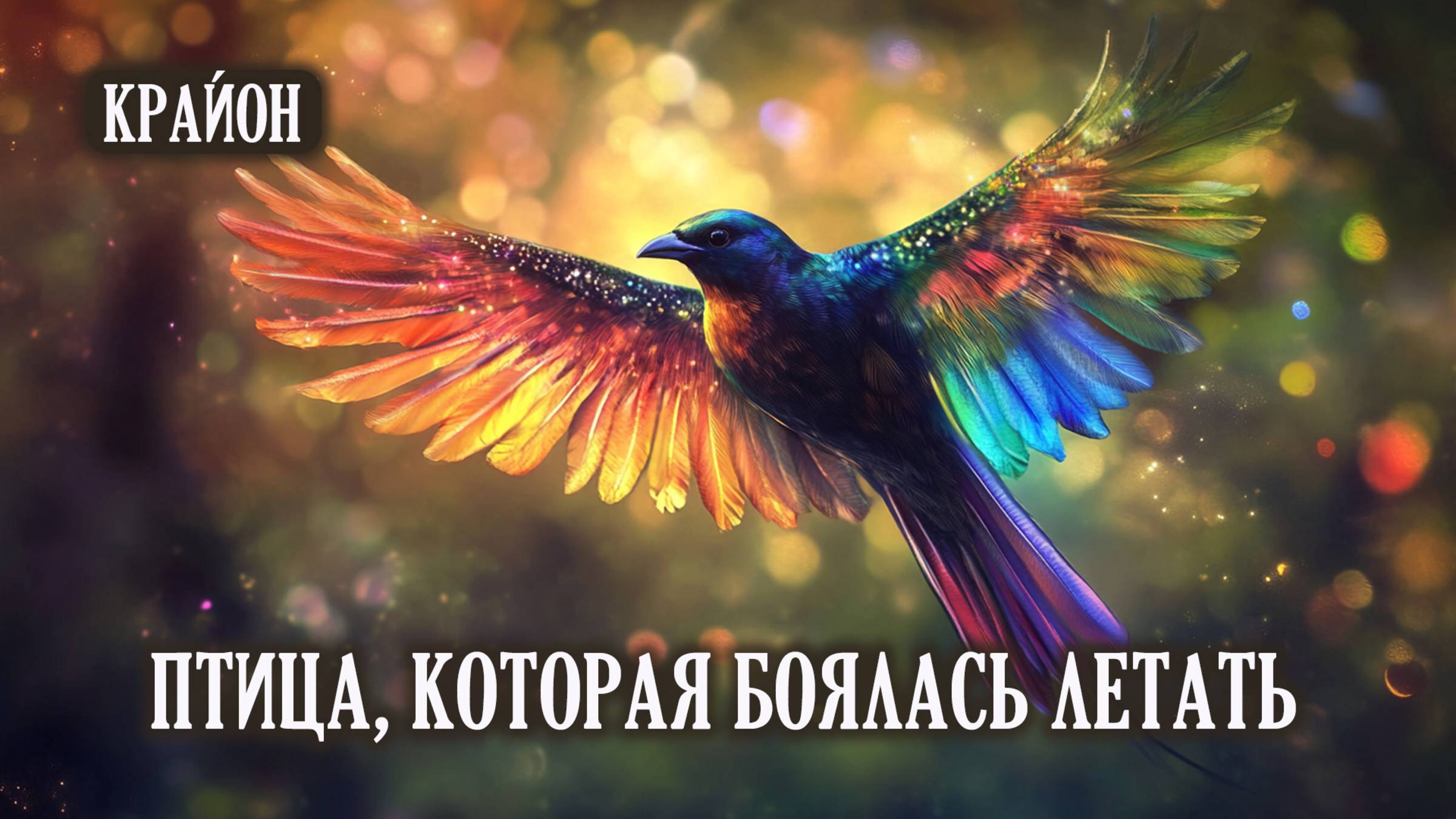 Крайон. Берни, птица, которая боялась летать. Притча.