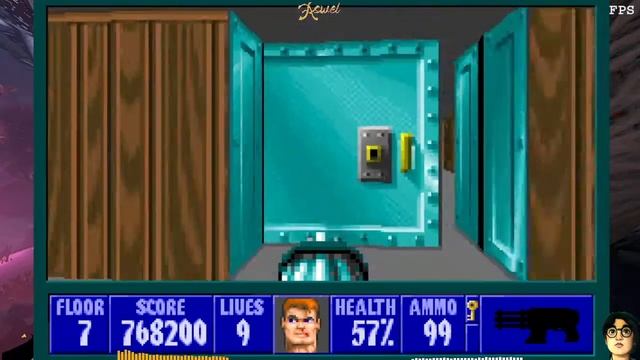 Wolfenstein 3D (1992) ► Part 8: E1M7 ► I Am Death Incarnate! ► 100%