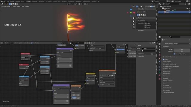 (Pierrick Picaut) Real Time Sword Trail In Blender - Full Tutorial