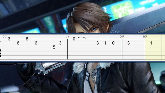 FFVIII - Eyes On Me Guitar Tab Tutorial