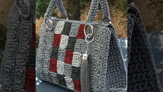 New Classy Handmade Crochet Purse||beautiful Home Made Hand Bags.....