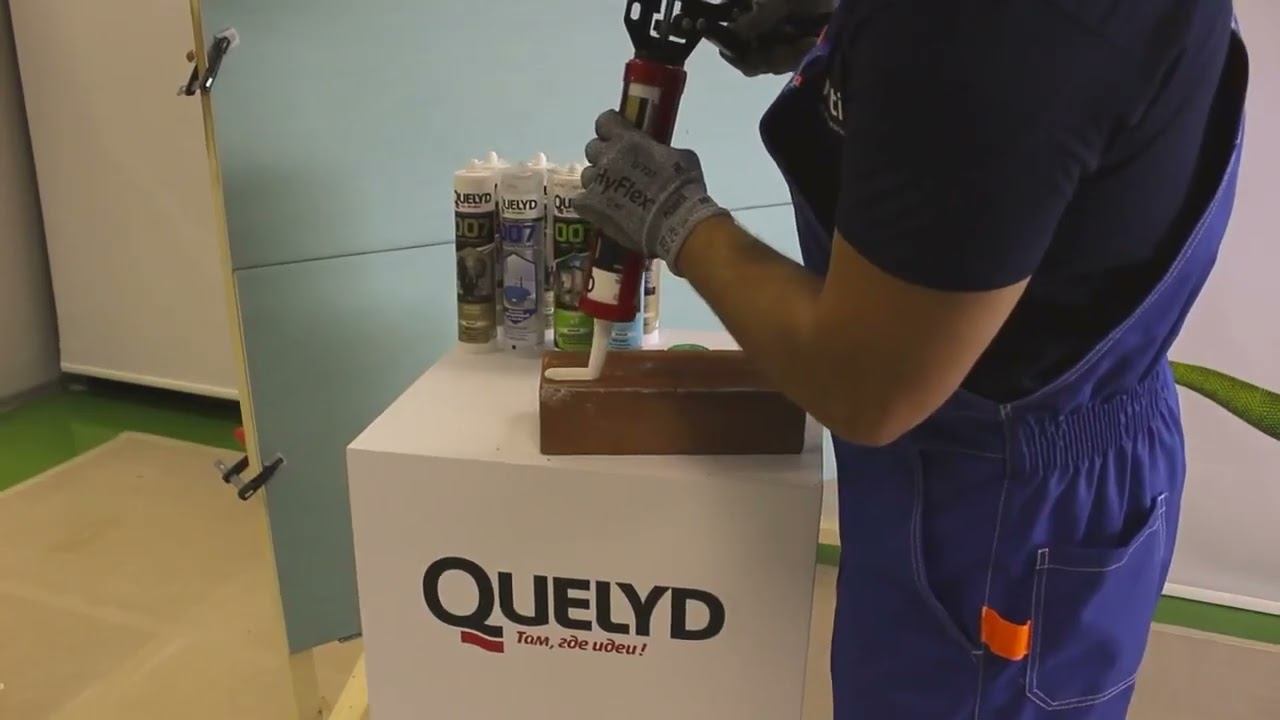 Монтажный клей - герметик с экстремально высокой начальной хваткой QUELYD 007 «Супер сильный»