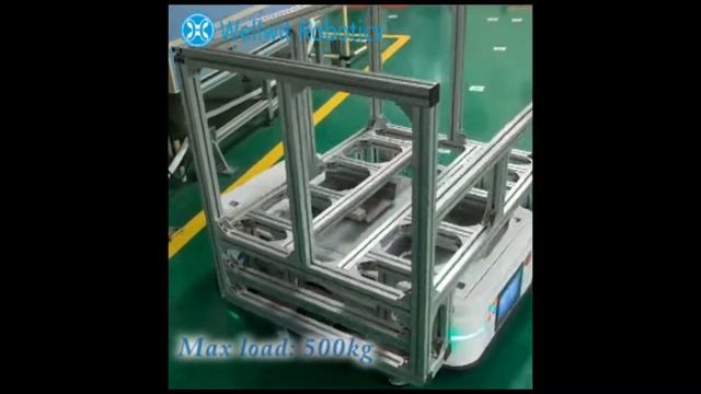 The Towing AGV With 5G From Wellwit Robotics