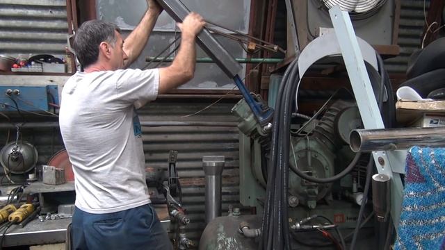 #104 See What It Takes To Fix The Air Lines & The Sand Bead Blaster Working At Tatro Machine Harley