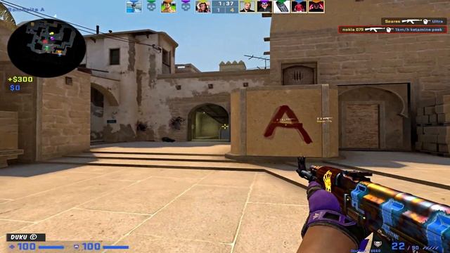 FURIOUSSS ONE TAPS  SHORT MM Game! 88% HS 🤯CSGO Furious POV