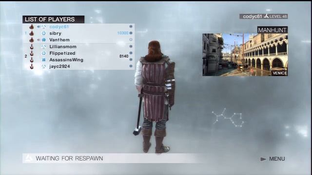 Assassin's Creed Brotherhood Multiplayer Manhunt Gameplay (HD)