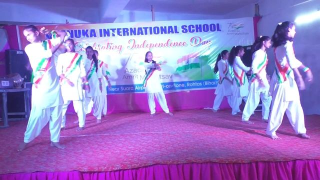 15 August 2022 Independence Day Dance Performance| Hum Hindustani| Dhenuka Public School Sony Studi