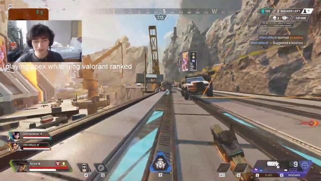 Asuna won in Apex while playing Valorant | Valorant