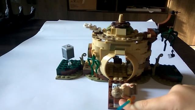 обзор на хижину Йоды Лего