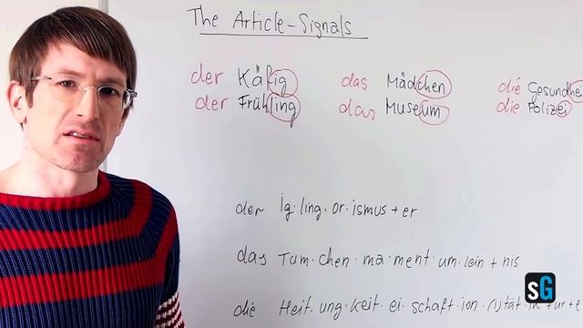 How To Learn The German Articles II - Helpful Signals