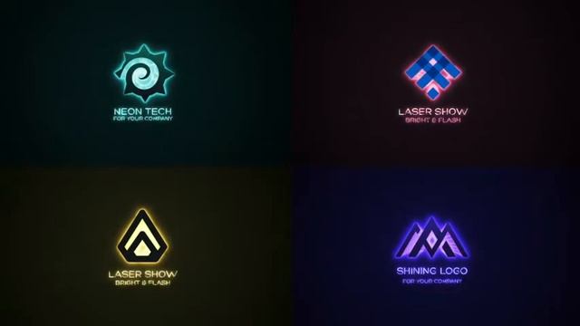 Neon Lasers Reveals | After Effects Template