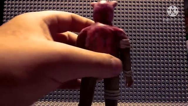 Пиггси из игры Манхант (пластилин).🐷🔪😈