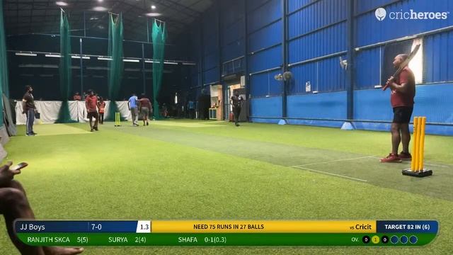 Live Cricket Match | Cricit Vs JJ Boys | 04-Aug-24 12:39 PM | Sk Turf Championship (League Matches)