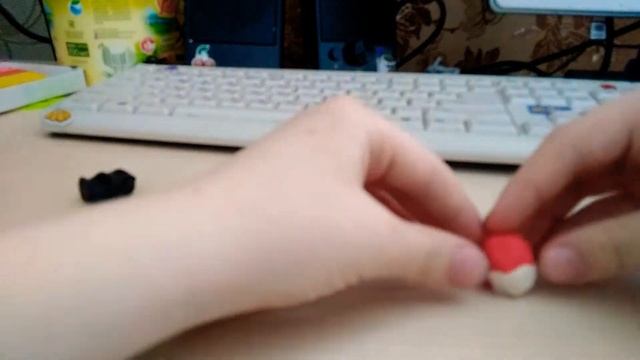 как слепить энгри берц из пластилина 1 часть