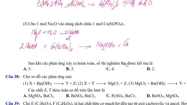 ĐỀ ÔN LÝ THUYẾT SỐ 1- THPTQG 2023