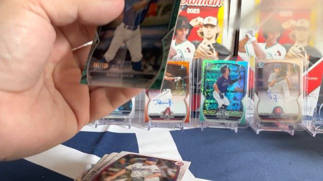 3 2023 Bowman Hobby Boxes - Unbelievable Chrome Orange Shimmer Auto Pull 🔥