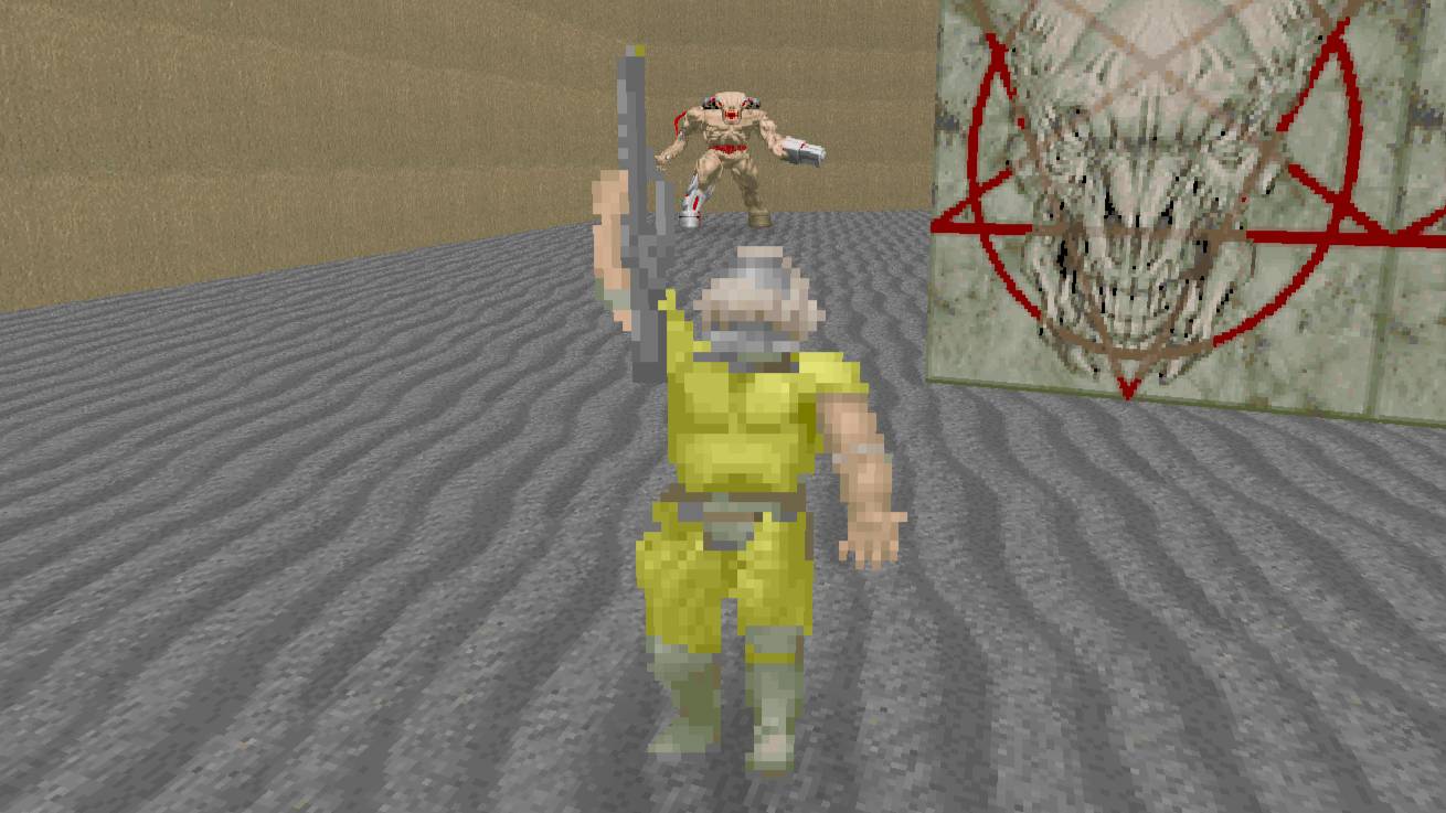 DOOM REVIVAL 3 серия встреча с кибердемоном