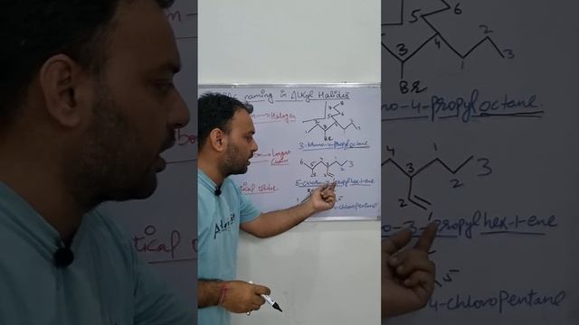 IUPAC Naming In Alkyl Halides II #organicchemistryshort  #iupacnomenclature #neetpreparation