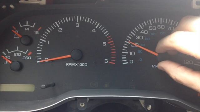 1998 Dodge Dakota Speedometer Calibration