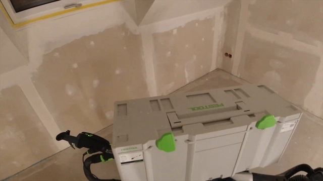 Festool Planex LHS 2 225 Langhalsschleifer  CTL 36 E AC Sauger im Test - Trockenbau schleifen