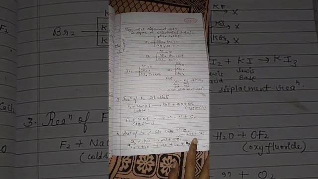 Quick And Best Notes Of P-BLOCK Halogen Family | Part-2 |with PDF | JEE Mains 2021|NEET 2021 #Short