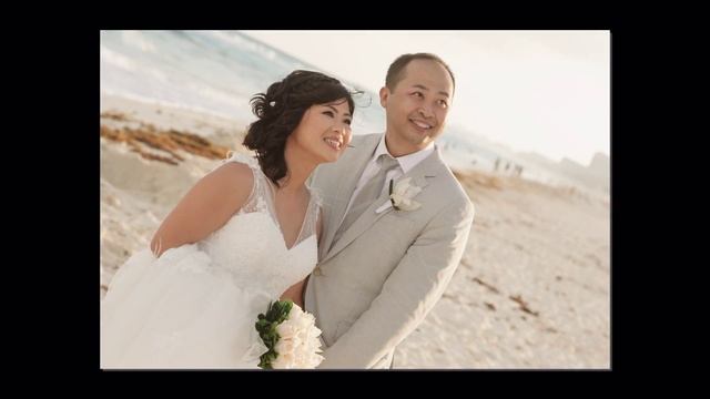 Rooftop wedding ceremony in Cancun Beach Palace. Anna + Allec