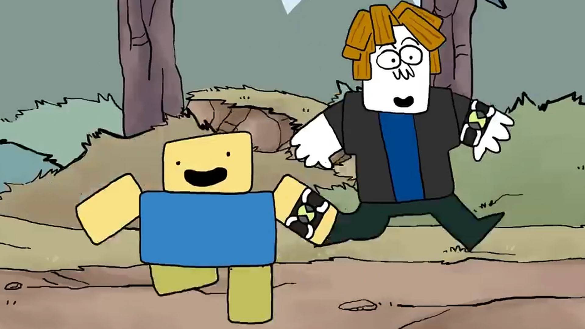 Роблокс НУБ и Приключение с Омнитриксом Бен 10 - Мульт Анимация РОБЛОКС