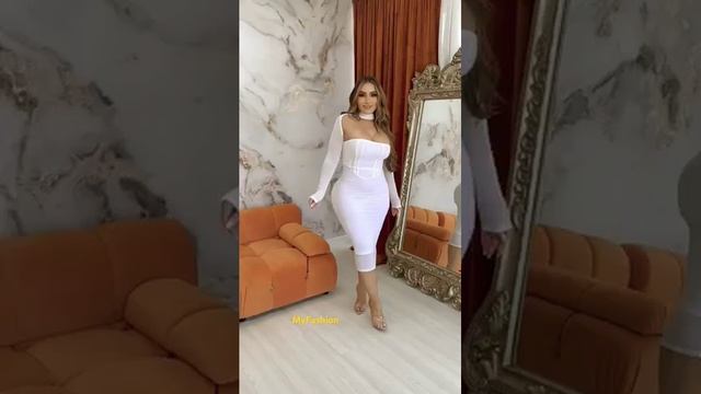 Best For Weekend Fashion Trending Now Bodycon Midi Dress #style #fashion #look #outfit #short #Girl