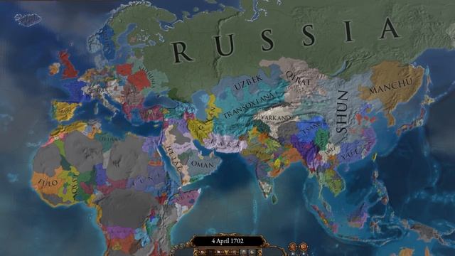 Removing All The Nation States In A Game Of Nation States - EU4 AI Only Timelapse