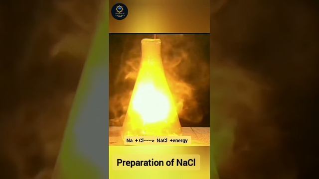 Preparation Of NaCl#chemistry #metals #scienceexperiment #fireworks #nacl