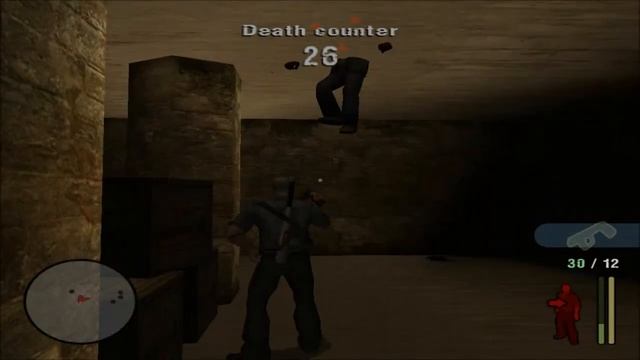 Manhunt - Guy Stuck In Floor (or CEILING??! WHAT?! OMG)