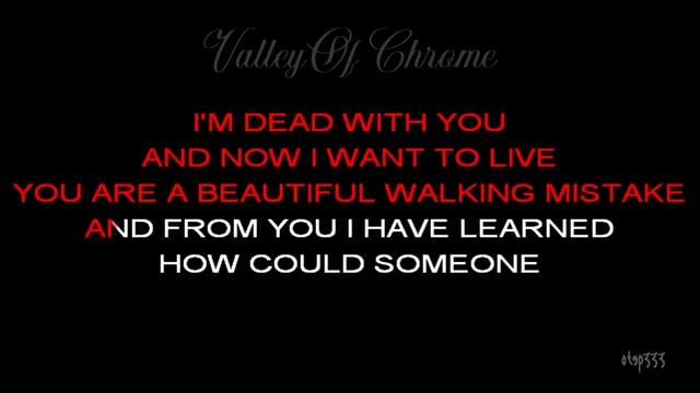 Valley Of Chrome | The Art Of Letting Go (Karaoke + InstruMetal)